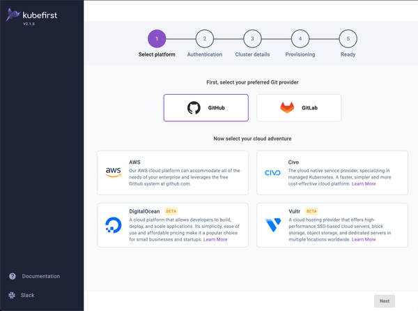 Kubefirst 2.1 - Instant GitOps Platform Gets an Amazing User Interface
